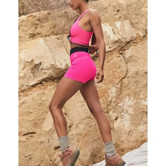 🎉LAST CHANCE🎉 NWT FP Movement Seamless Short / Malibu - Picture 3 of 6